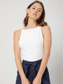 MOTF PREMIUM 再生滌修身吊帶上衣