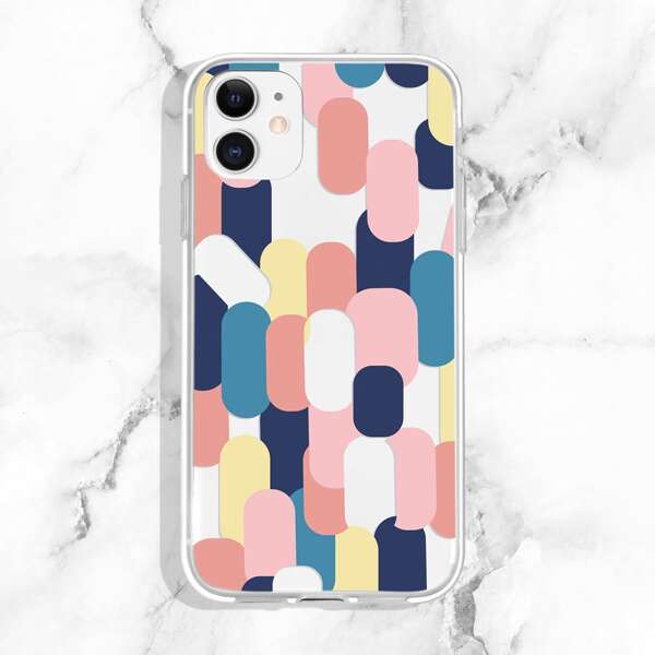 

Color Block Phone Case, Multicolor