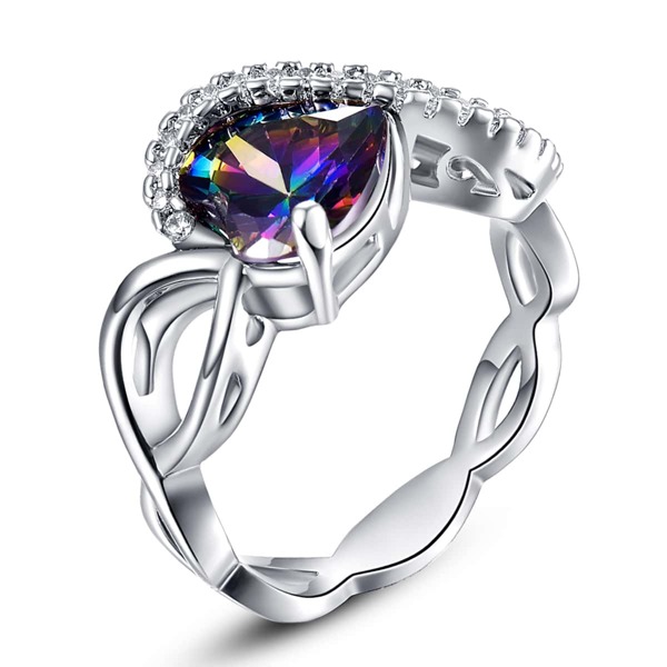 

Zircon Decor Ring, Silver