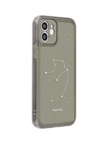 Constellation Print Phone Case - Clear - View 3
