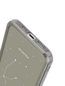 Constellation Print Phone Case - Clear - View 4