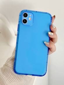 Vỏ điện thoại trơn - Màu xanh lam - Xem 1