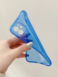 Vỏ điện thoại trơn - Màu xanh lam - Xem 3