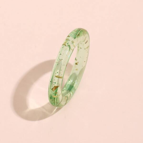 

1pc Simple Ring, Green