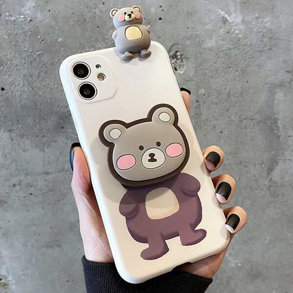 

Bear Design Phone Case, Multicolor