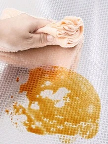 1roll Plaid Oil Proof Wall Sticker Rama Decoration Rama - Silver - View 3