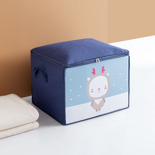 

Cartoon Graphic Clothes Storage Bag, Multicolor