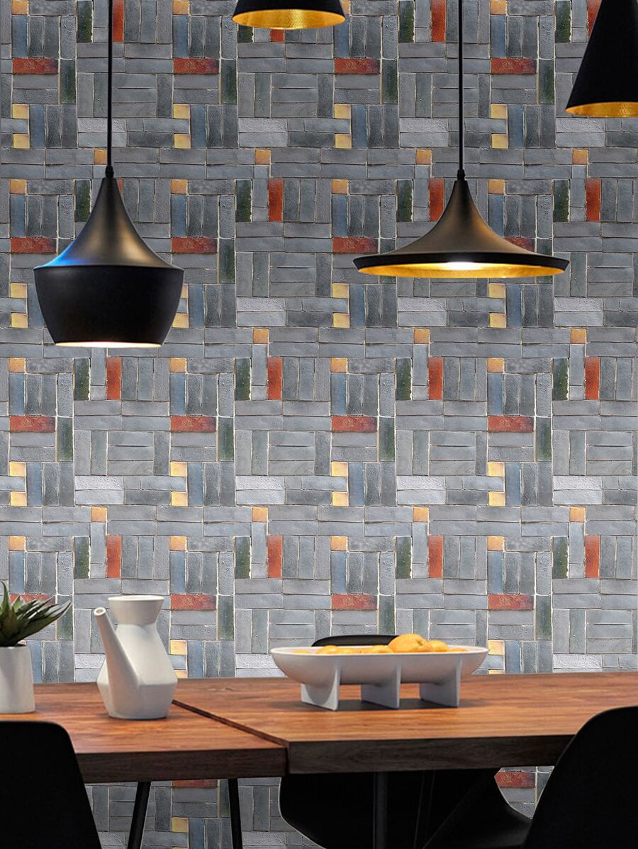 1pc Brick Pattern Wall Paper