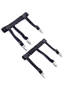 2 chiếc đai garter nam gợi cảm cho lễ Halloween - màu đen - Xem 1