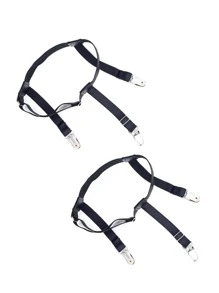 2 chiếc đai garter nam gợi cảm cho lễ Halloween - màu đen - Xem 2