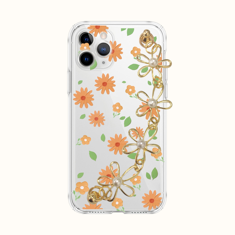 

Floral Hand Strap Phone Case, Multicolor