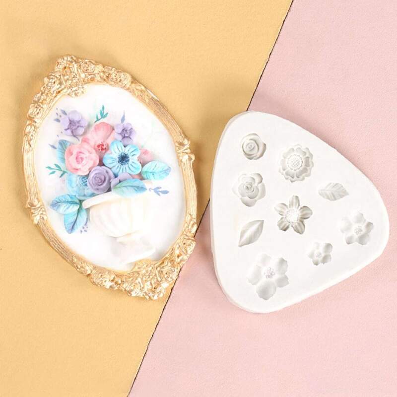

1pc Random Floral Mold, Multicolor