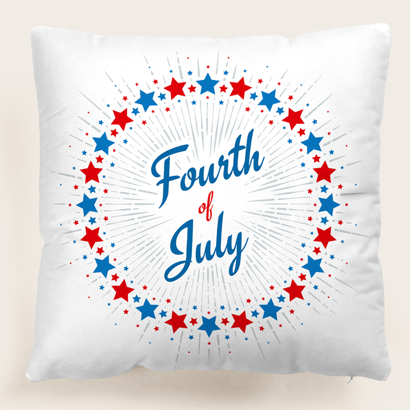 

Letter Graphic Cushion Cover Without Filler, Multicolor