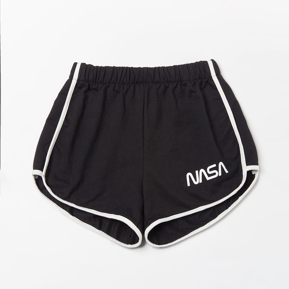 

Letter Dolphin Shorts, Black