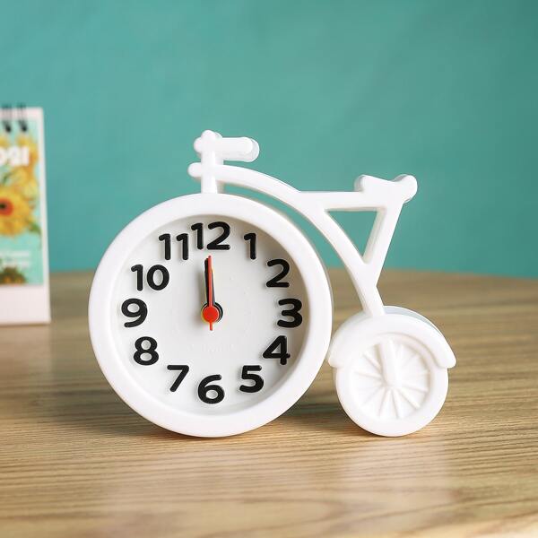 

1pc Bicycle Shaped Alarm Clock, Multicolor