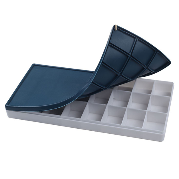 

1pc 24 Grid Paint Palette Box, White