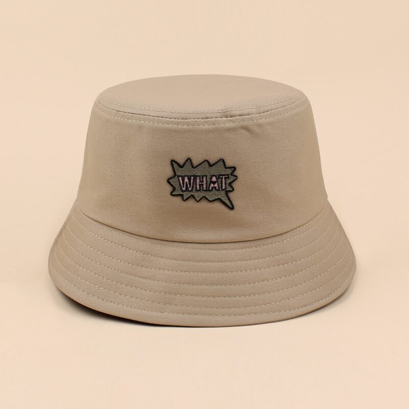 

Letter Graphic Bucket Hat, Khaki