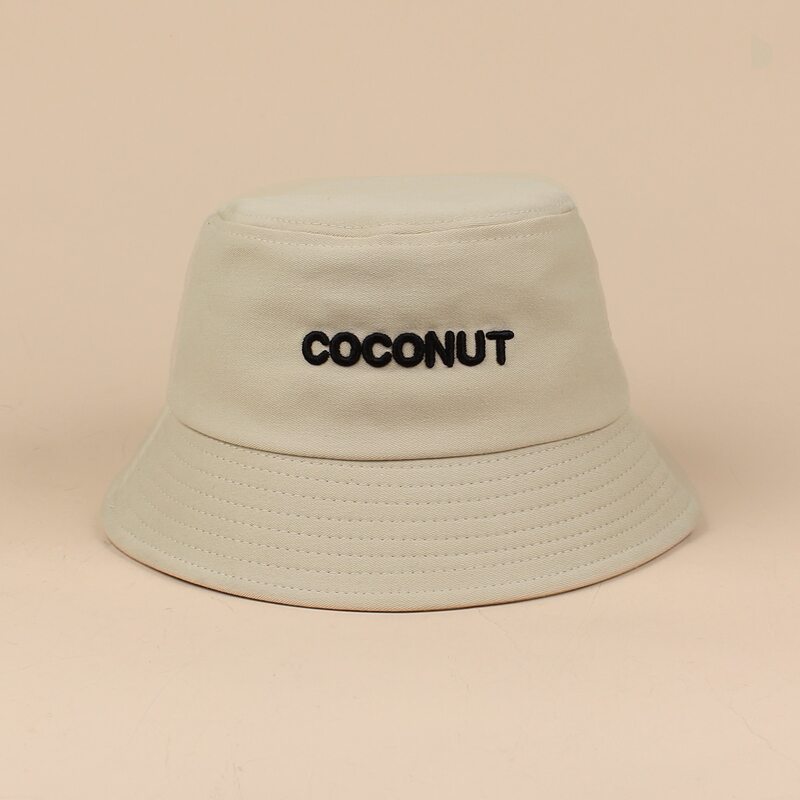 

Letter Patch Bucket Hat, Beige