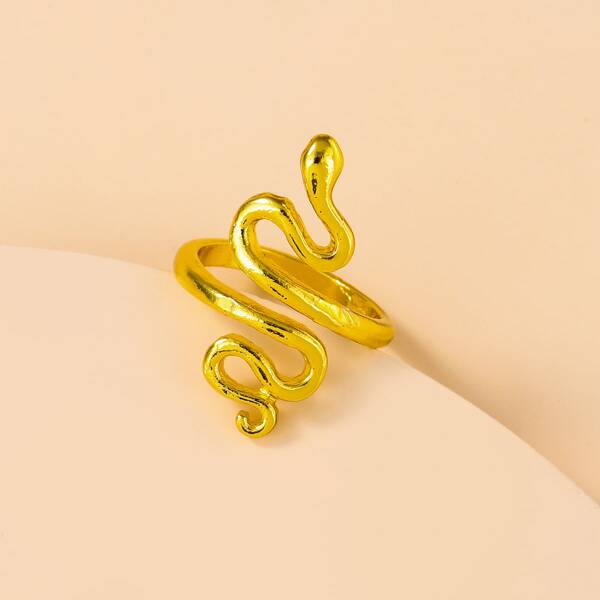 

Snake Design Ring, Gold