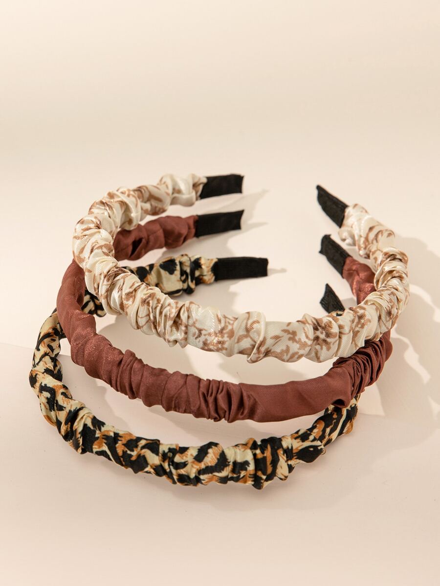 3pcs Graphic Hair Hoop - Multicolor - View 1