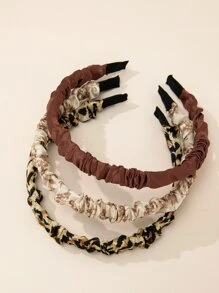 3pcs Graphic Hair Hoop - Multicolor - View 2