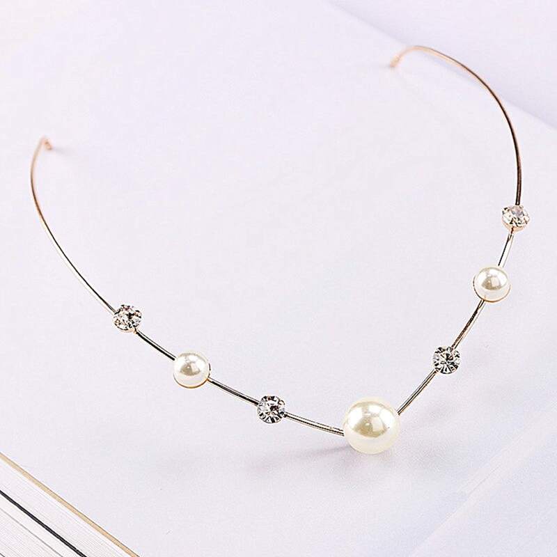 

Faux Pearl Decor Hair Accessory, Gold