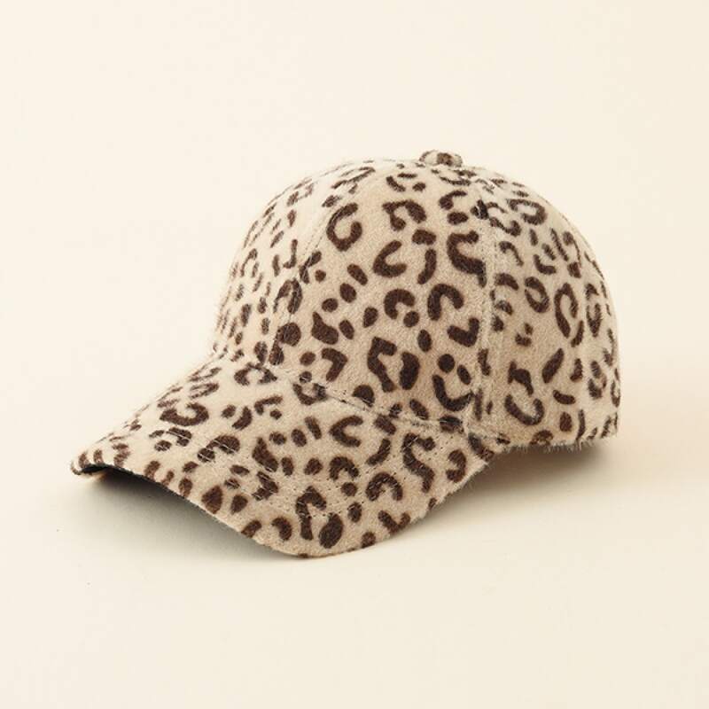 

Leopard Baseball Cap, Khaki