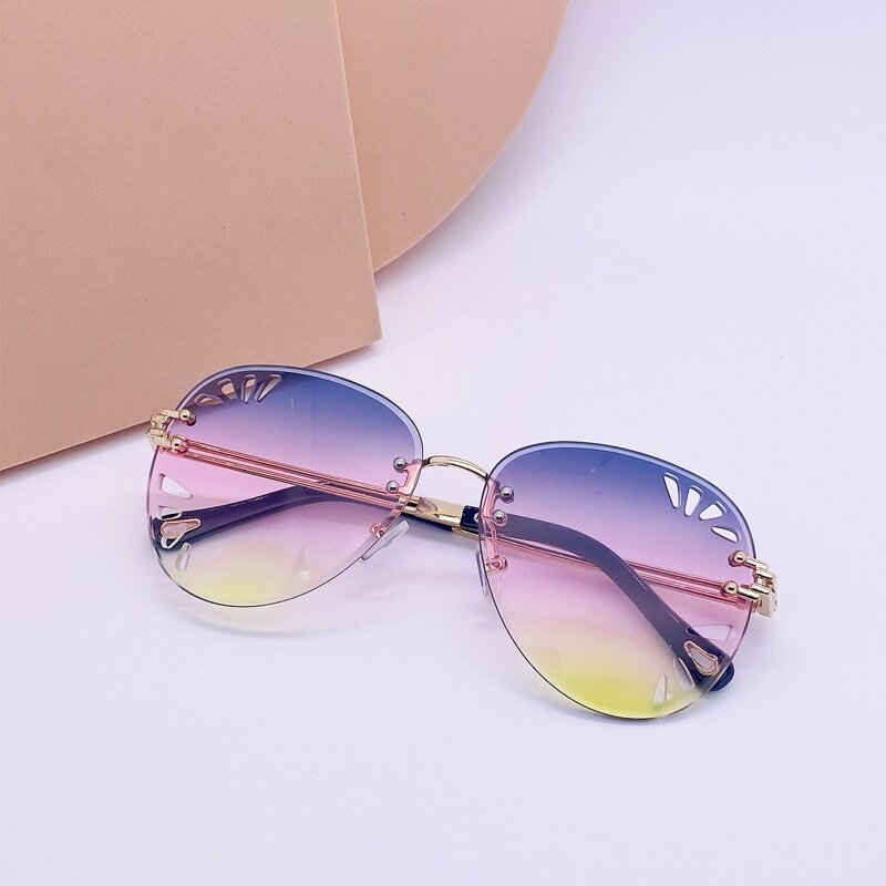 

Ombre Cut Out Lens Sunglasses