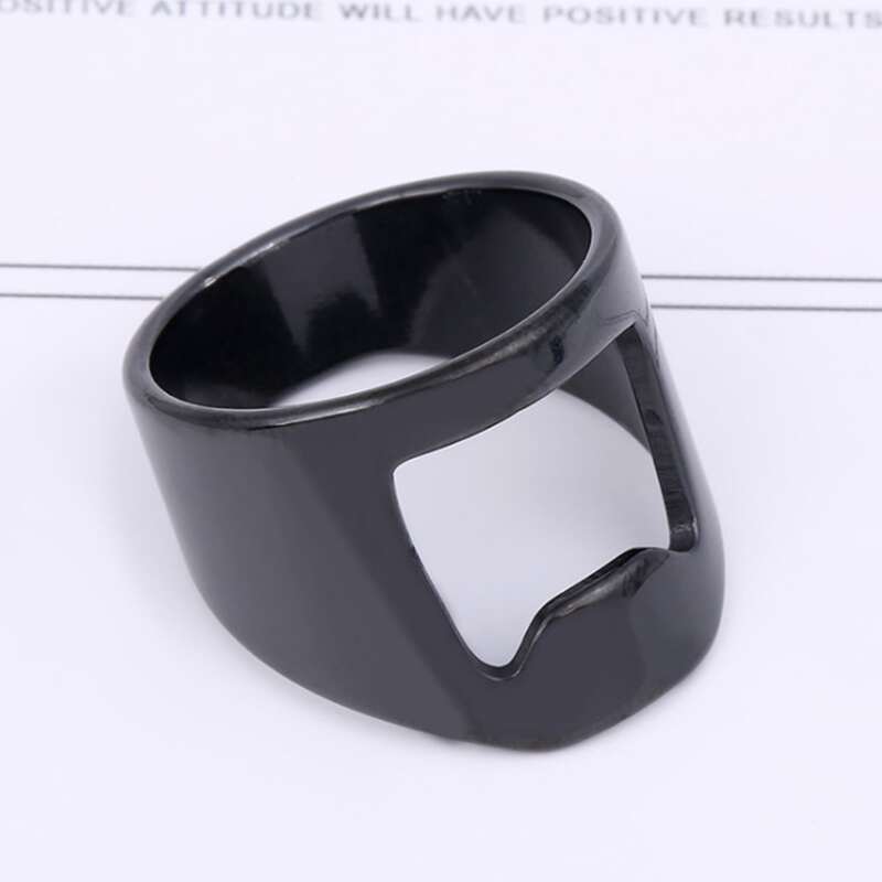 

1pc Ring Bottom Opener, Black