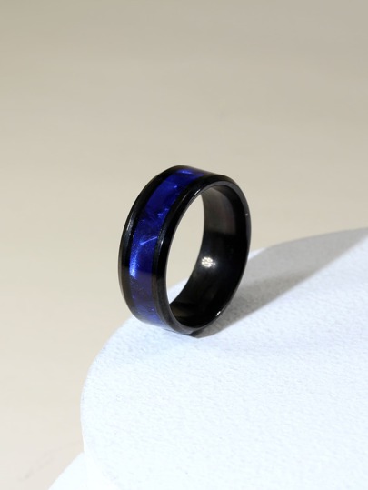 時尚流行男士不銹鋼戒指，適合珠寶禮物和時尚外觀