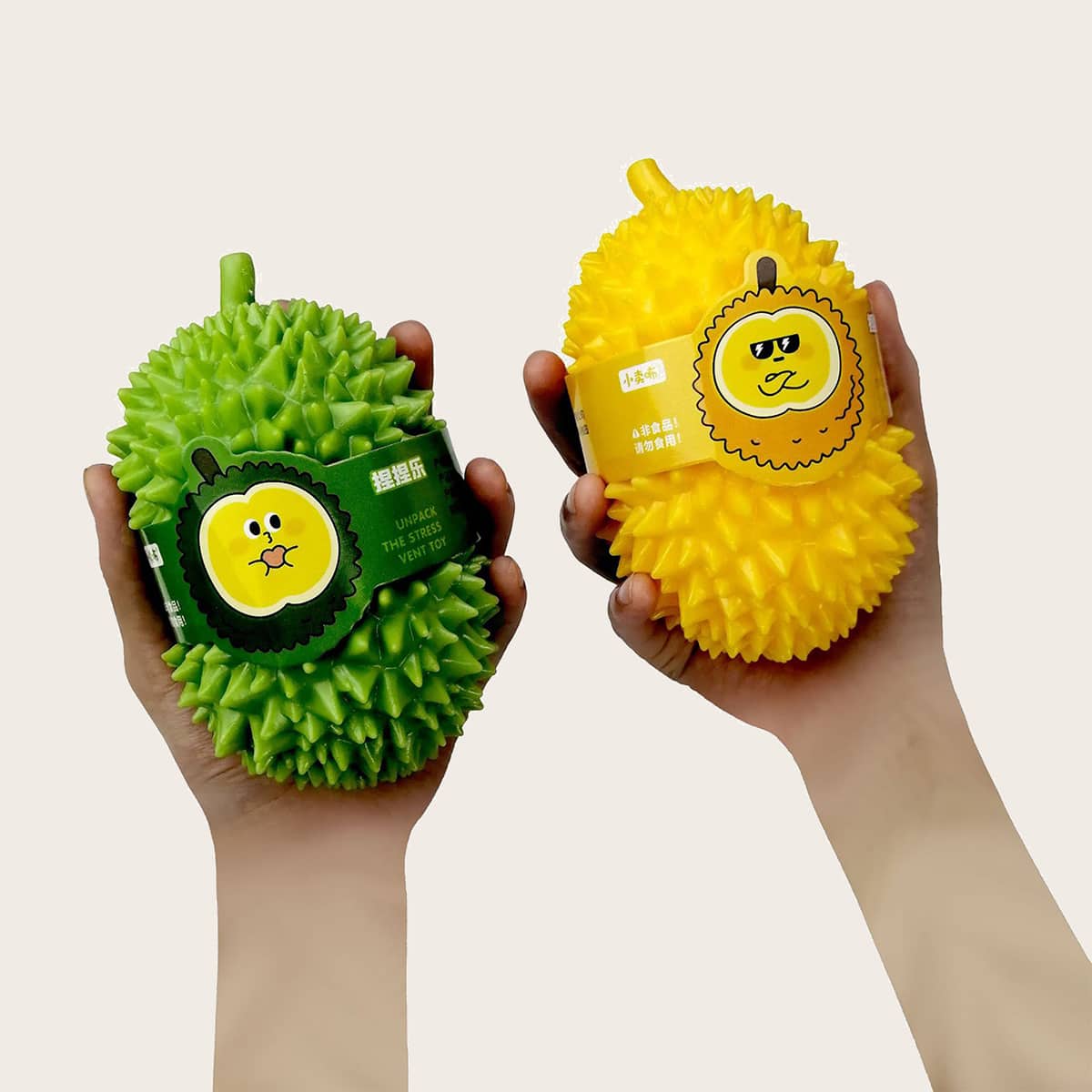 

1pc Durian Shaped Squeeze Toy, Multicolor