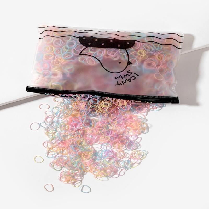 

5000pcs Solid Hair Tie, Multicolor