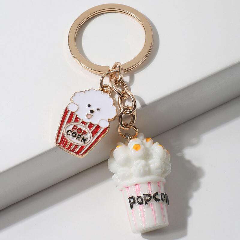 

Cartoon Charm Keychain, Multicolor