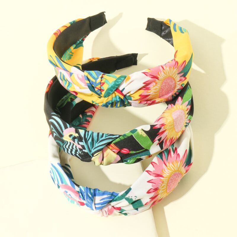 

1pc Random Floral Headband, Multicolor