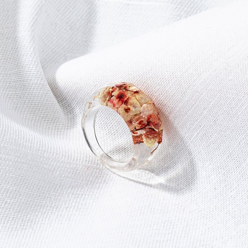 

Flower Resin Ring, Multicolor