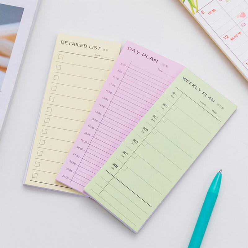 

1pc Random Schedule Notebook, Multicolor