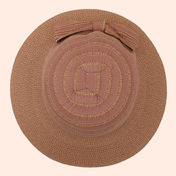 

Minimalist Straw Hat, Brown