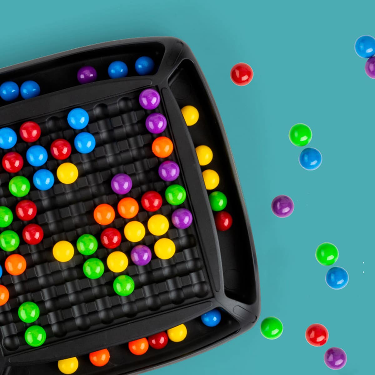 

1pc Rainbow Ball Desktop Toy, Multicolor
