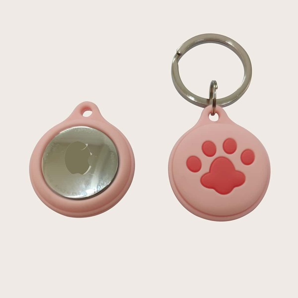 

Cat Claw Pattern Case For Apple Airtag, Pink
