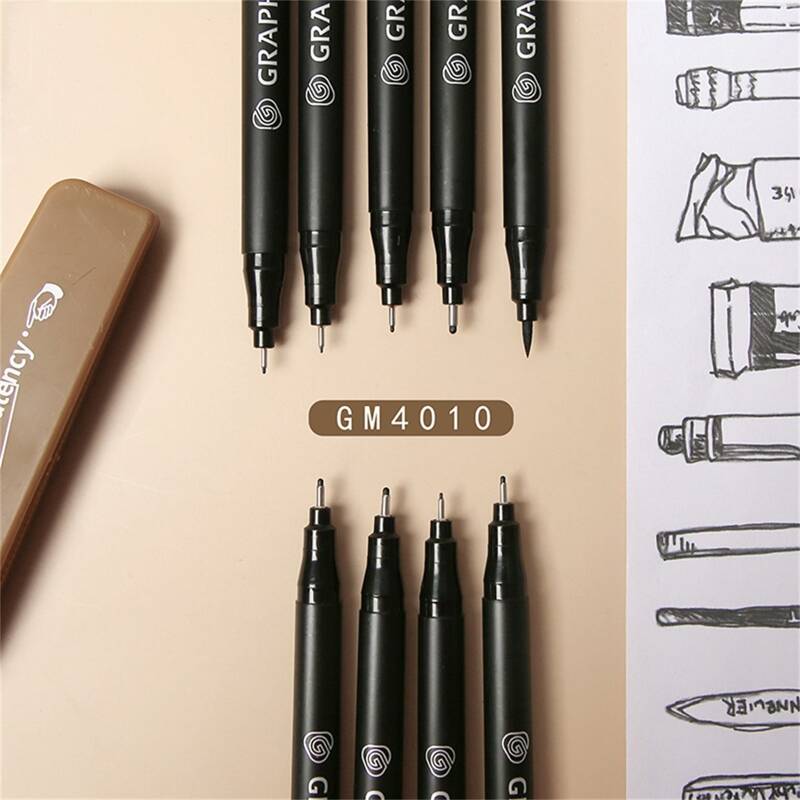 

3pcs Hook Line Pen, Multicolor