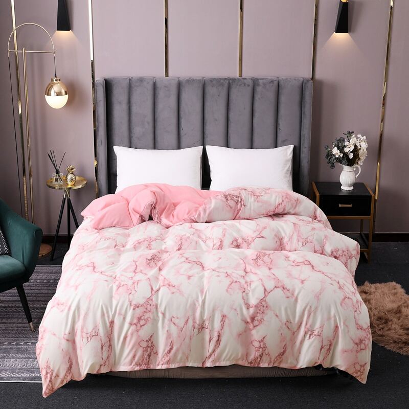 

Marble Pattern Duvet Cover Without Filler, Multicolor