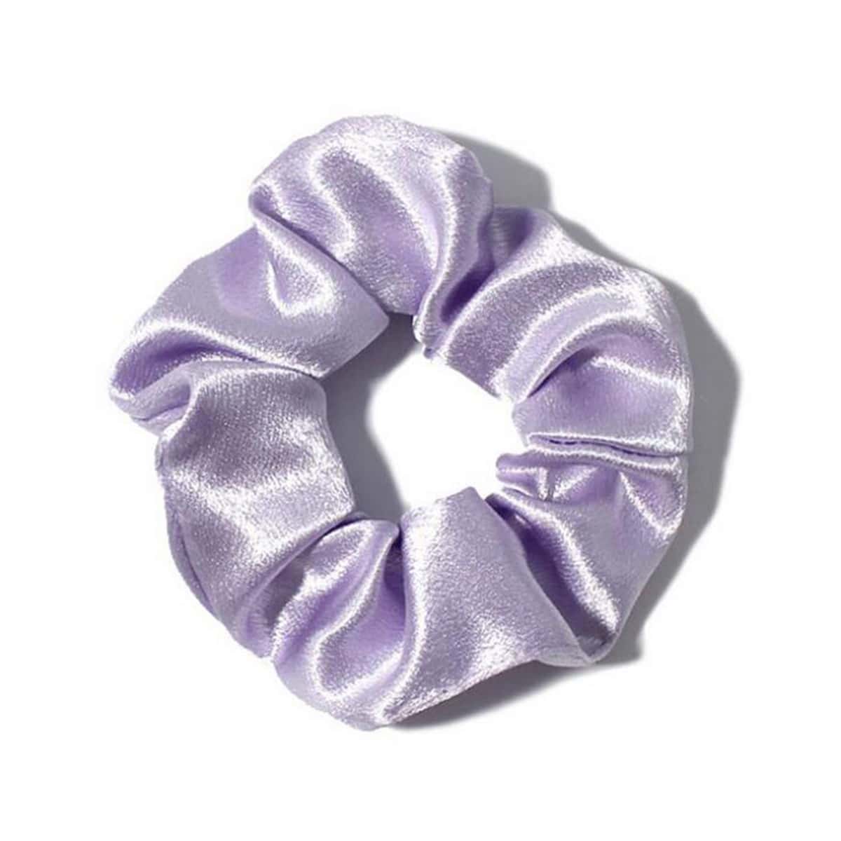 

4pcs Solid Scrunchie, Multicolor
