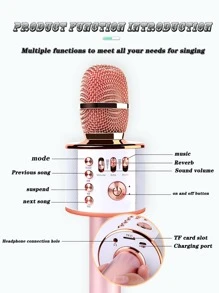 Micrófono de casa KTV - Oro rosa - Ver 3