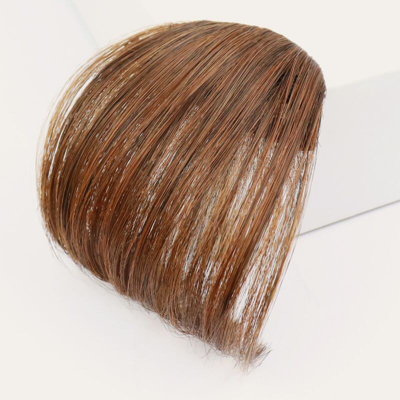 

Clip In Front Bangs, Rust brown