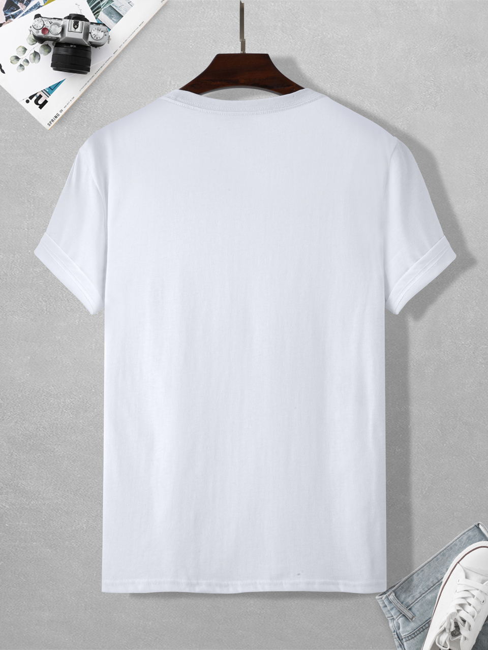 Men Slogan Graphic Tee