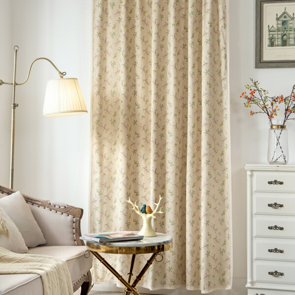 

Flower Print Single Panel Curtain, Multicolor