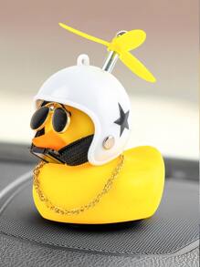 Adorno de coche con pato - Blanco - Ver 2