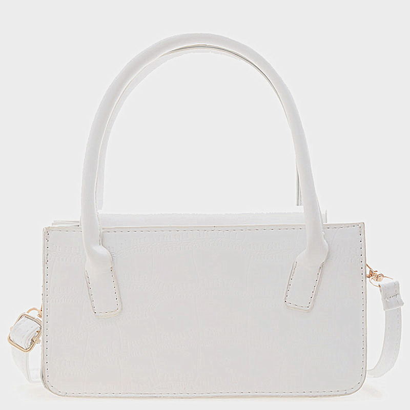

Minimalist Satchel Bag, White