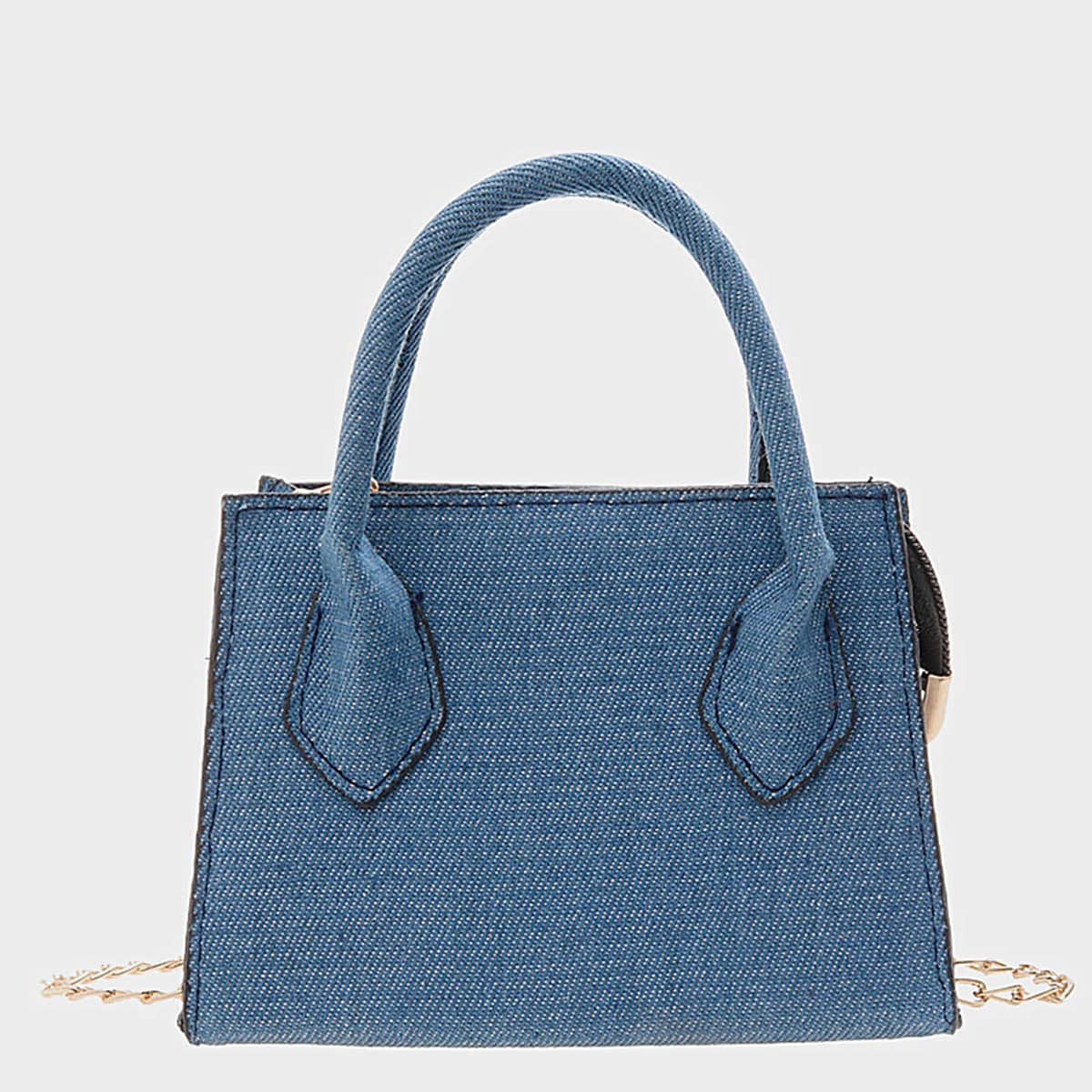 

Minimalist Satchel Bag, Baby blue