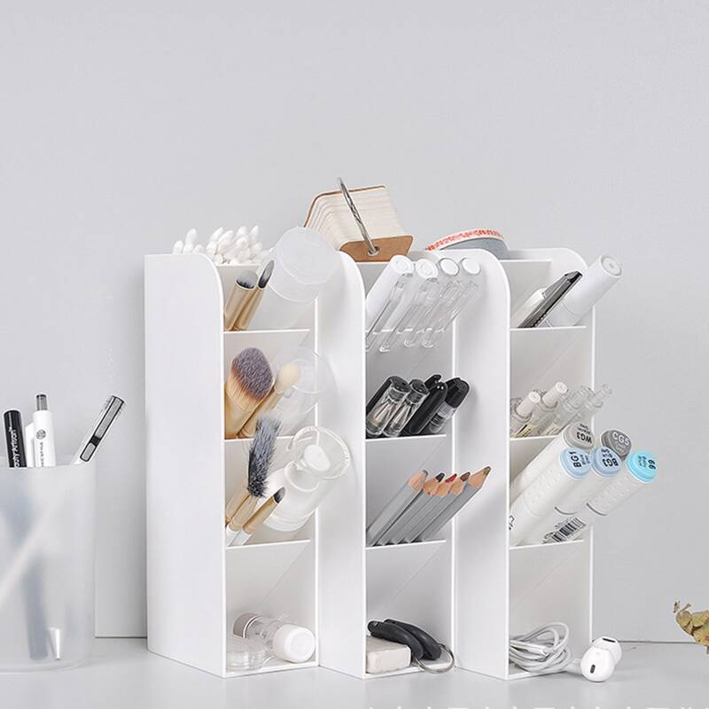 

1pc Solid Storage Box, White